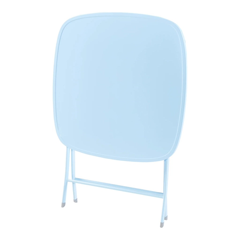 Tavolo da giardino pieghevole 71 x 70 x 70 cm azzurro cielo 03_0011038