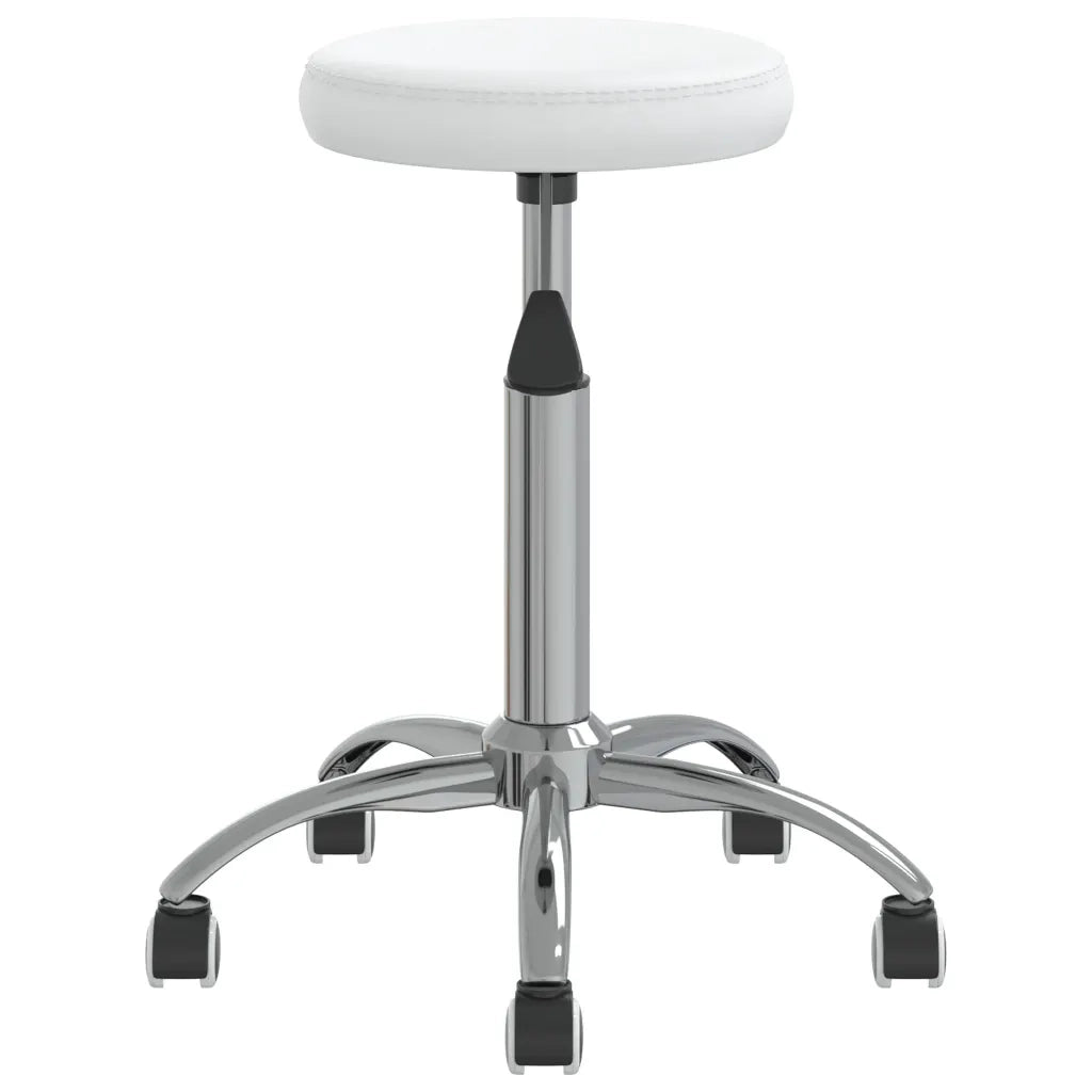 Sgabello da Massaggio in Similpelle Bianco cod mxl 54698