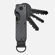 Sostituto di chiave per chiavi metalliche compatte | Innovativa e minimalista L-hanger per chiavi uomo (con chiave a serramanico gratuita)