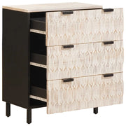 Credenza | Madia | Buffet da pranzo | Armadio da pranzo Finitura Bianco Lavato 60 x 33 x 75 cm
