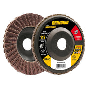 DISCO LAMELLARE PER FERRO 'GRINDING LINEA INDUSTRIALE' ø 115 gr. 60- 10 pezzi  - GRINDING