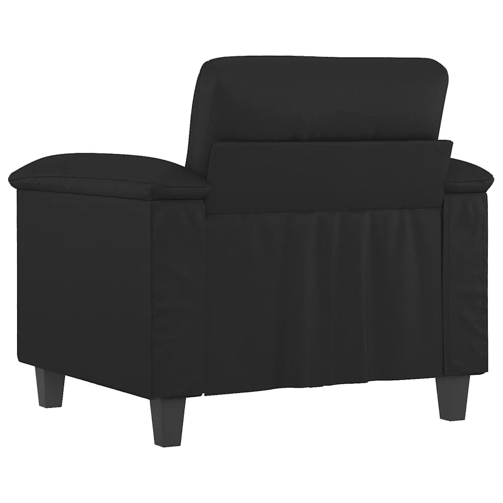 Divano Sedia-Poltrona Nera 60 cm in Similpelle 206400