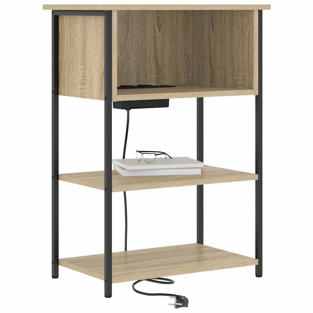 vidaXL Armadio da Notte rovere sonoma 55 x 31 x 76 cm
