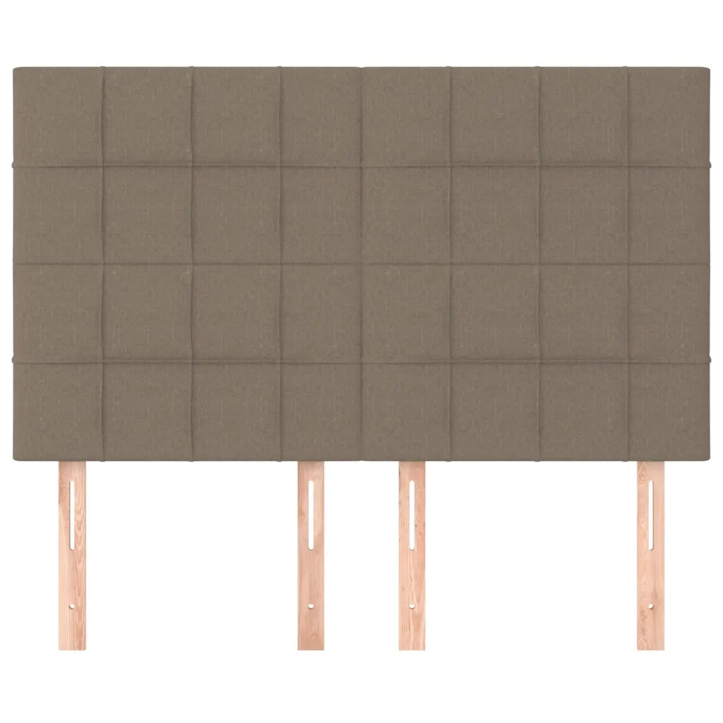 Testiere 4 pz Tortora 72x5x78/88 cm in Tessuto