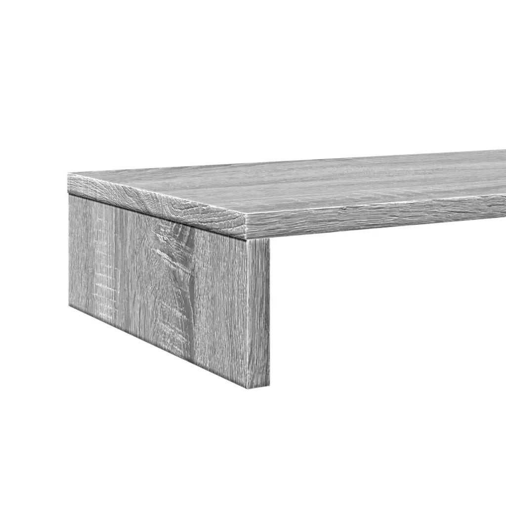 Supporto per Monitor Grigio Sonoma 100x27x10 cm in Truciolato 854657