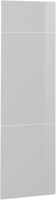 Frontale cucina R-Line, Bianco lucido, 59.6 x 196 cm frontale del mobile per mobile per frigorifero, adatto per armadi da cucina R-Line per un montaggio semplice