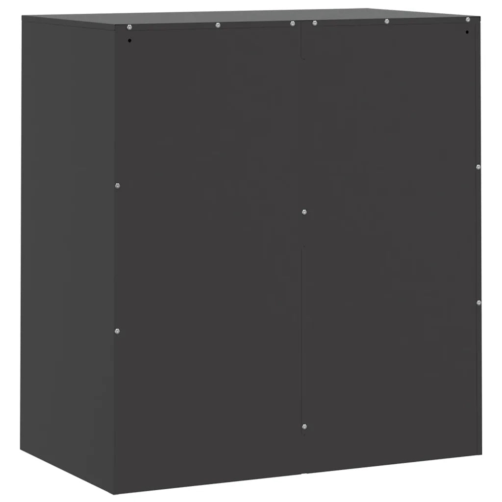Credenza Nera 67x39x73 cm in Acciaio 841673