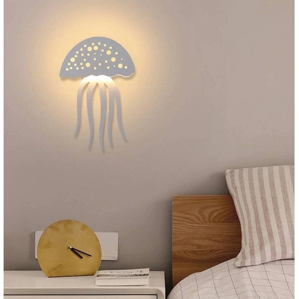 Trade Shop - Applique Parete Led Medusa 3 Tonalità Luce Moderno 8w Bianca Dimmerabile Aq27-b3c -