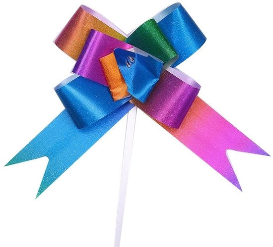 Decorazioni per matrimonio in plastica - 100 pezzi - Strisce - Strisce decorativi - Strisce regalo - Strisce regalo in plastica - Strisce regalo grandi - 4,5 cm di larghezza - 68 cm di lunghezza