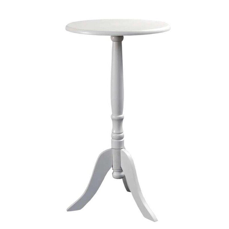 SAN DIEGO TAVOLINO TONDO DA CAFFÈ 30 X 55 CM IN COLORE BIANCO
