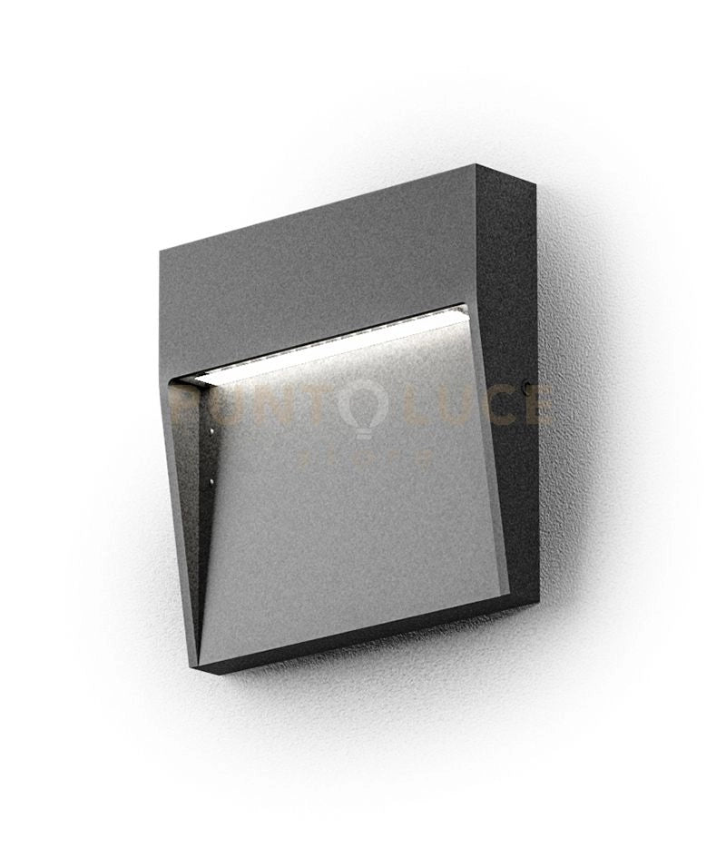 GES980C- SEGNAPASSI GRIGIO ANTRACITE A LED 3000K 70LM 3W IP65 10,5CM