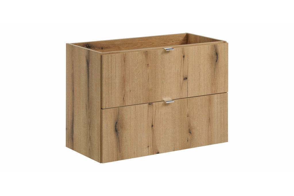 Mobile sottolavabo 80 cm 2 cassetti Nova Oak 80 x 57 x 39 cm