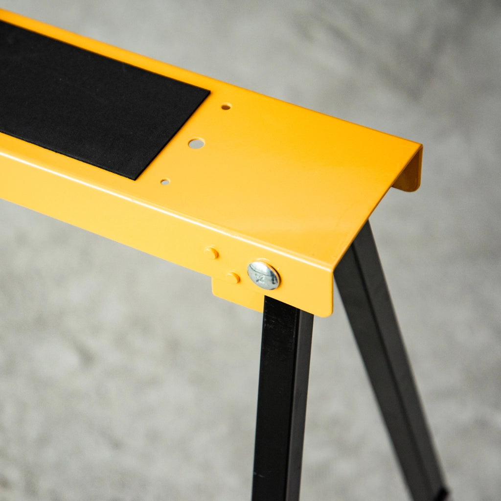 Cavalletto da lavoro pieghevole ¨C Minimal ¨C arancione, nero, 99.5x50x78 cm