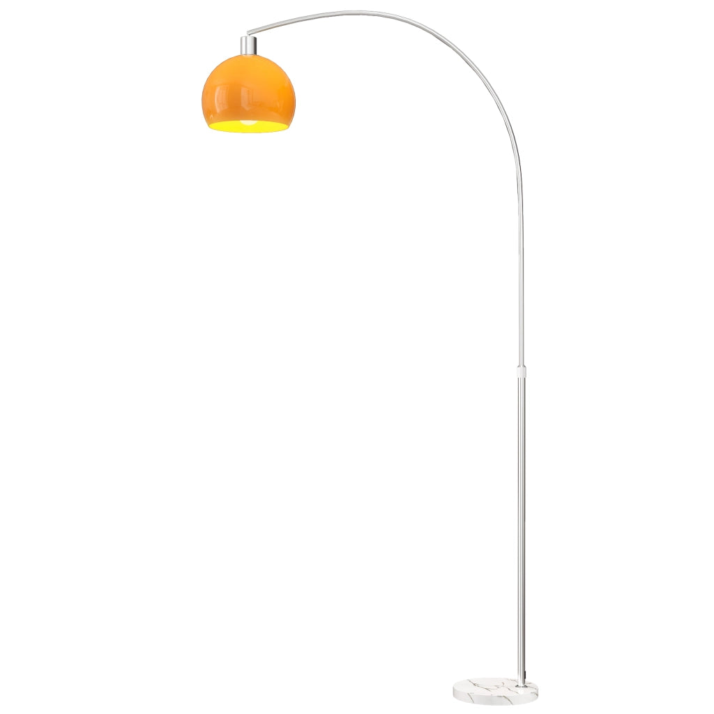 Lampada da terra ¨C zephmum ¨C arancione 26x90x180cm