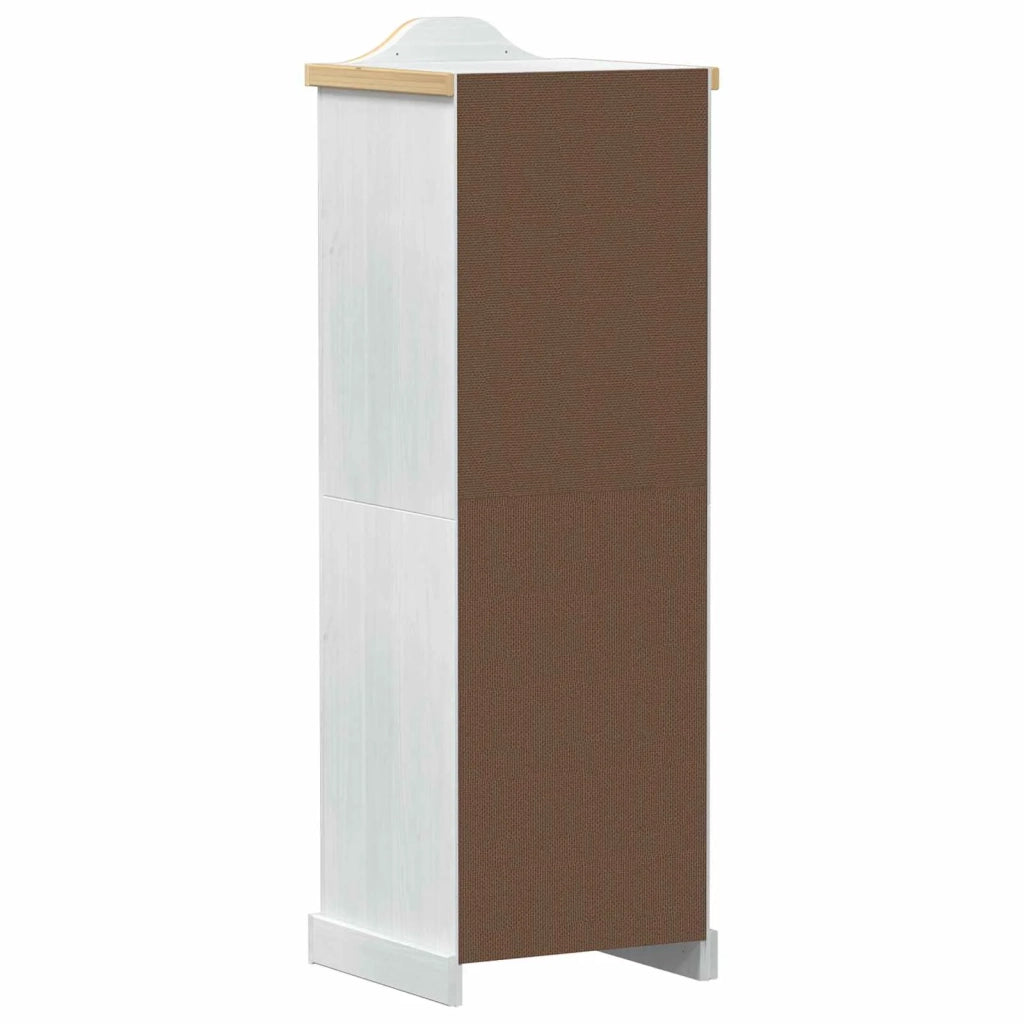 Armadi con lo scaffale Bianco 55 x 52 x 170 cm Pino massello CFW4306799
