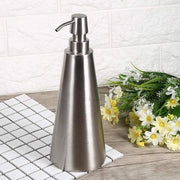 Dispensatore di sapone - pompa di sapone liquido per cucina e bagno - acciaio inossidabile 304 - conica - 800 ml.