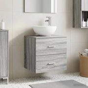 Mobile Lavabo da Parete Sonoma grigio 49,5 x 41 x 64,5 cm 890267