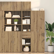 Credenza con Cassetto-Buffet-Armadio da cucina Rovere artigianale 40 x 42,5 x 185 cm