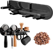 Supporto per caffè per parete - cassettino per utensili da caffè - supporto per tampone da caffè - attrezzatura per barista - necessità per hotel e casa - 54 mm supporto per caffè