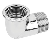 RACCORDO CURVO MASCHIO FEMMINA IN OTTONE CROMATO SERIE 1500 1/2   TIEMME RACCORDERIE SPA