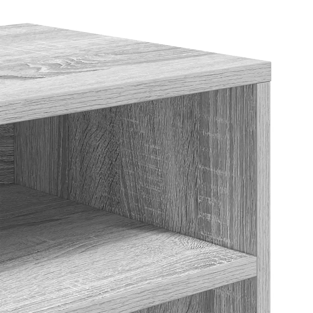 vidaXL Libreria Grigio Sonoma 66x31x80 cm in Legno Multistrato