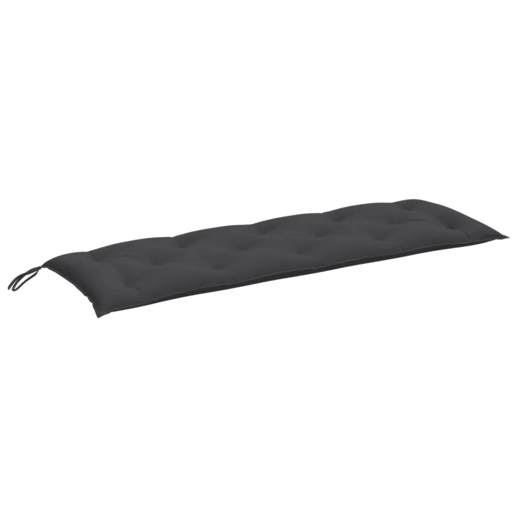 Cuscini Panca Giardino 2pz Antracite MÃ©lange 150x50x7cm Tessuto