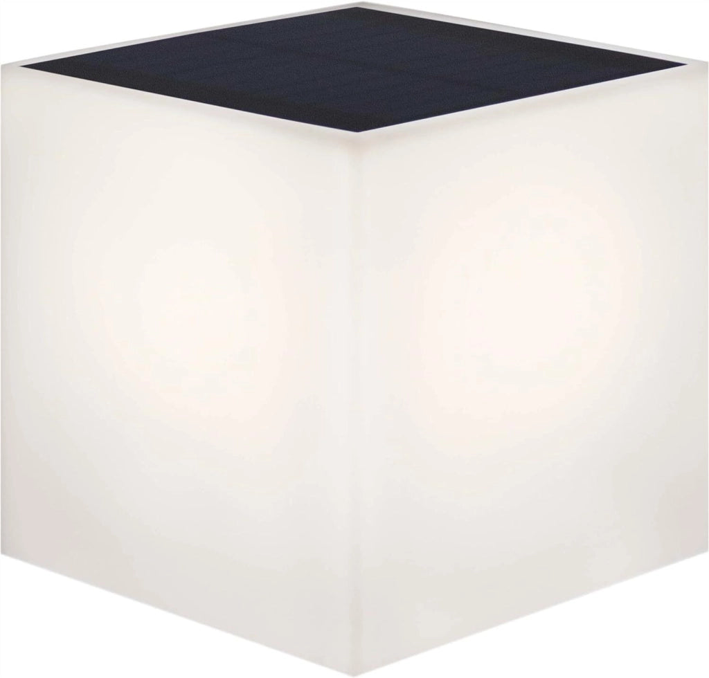 Newgarden Wally Applique da Parete Solare LED 5W 500 Lm IP65 Sensore Crepuscolare e Movimento 12x12x12 cm colore Bianco
