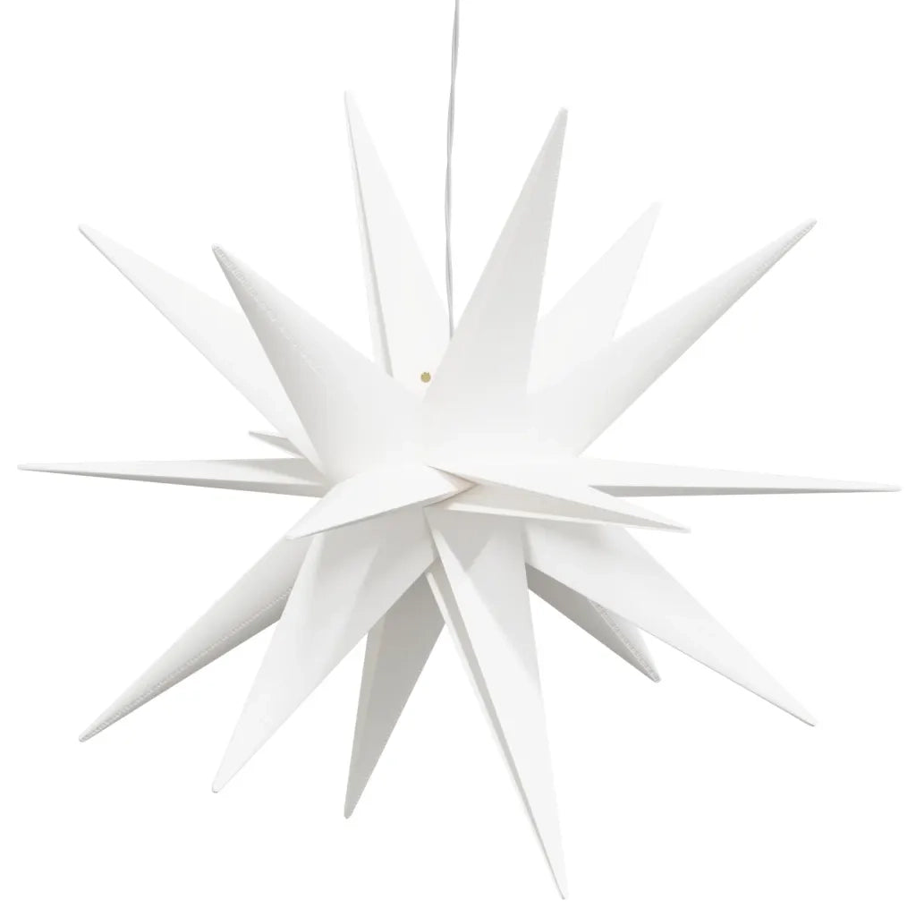 vidaXL Luce di Natale con LED Pieghevole Bianca 43 cm