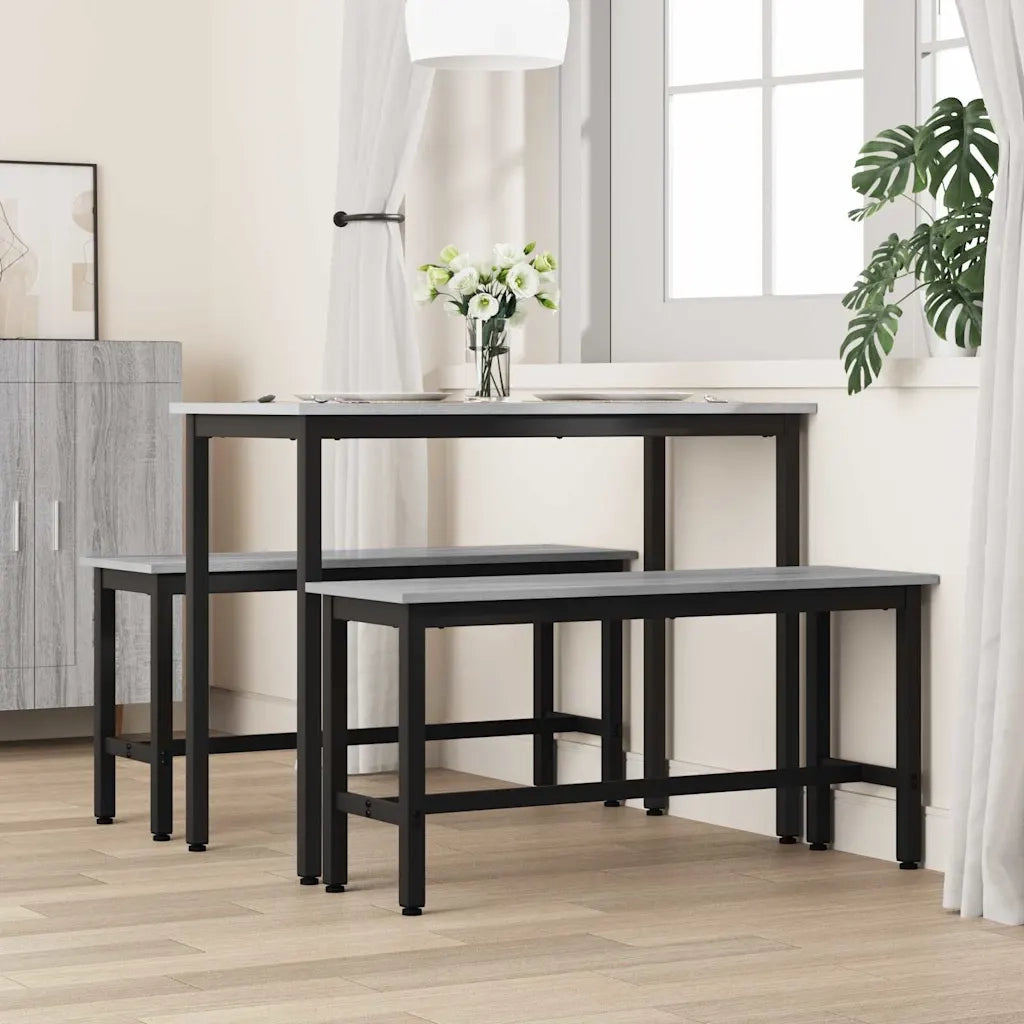 Panchina da pranzo Grigio Sonoma 100 x 32,5 x 48,5 cm CFW9193318