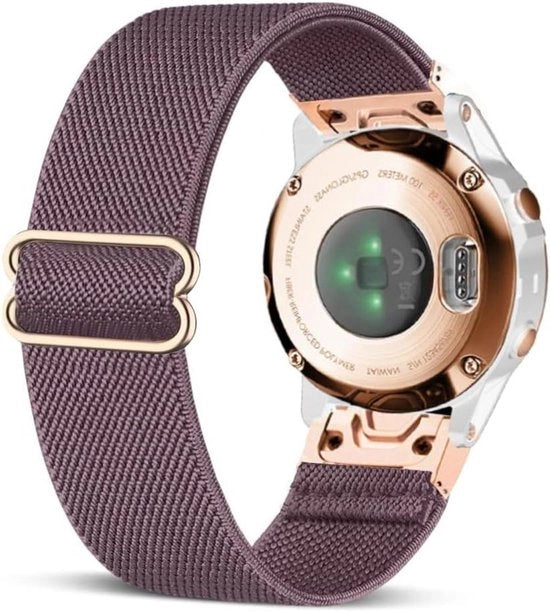 Cinturino in nylon elastico per orologio da polso Garmin Fenix 7S/6S/5S - Cinturino di ricambio veloce 20mm per uomo e donna - Anello elastico - Adatto per Garmin Epix Pro 42mm