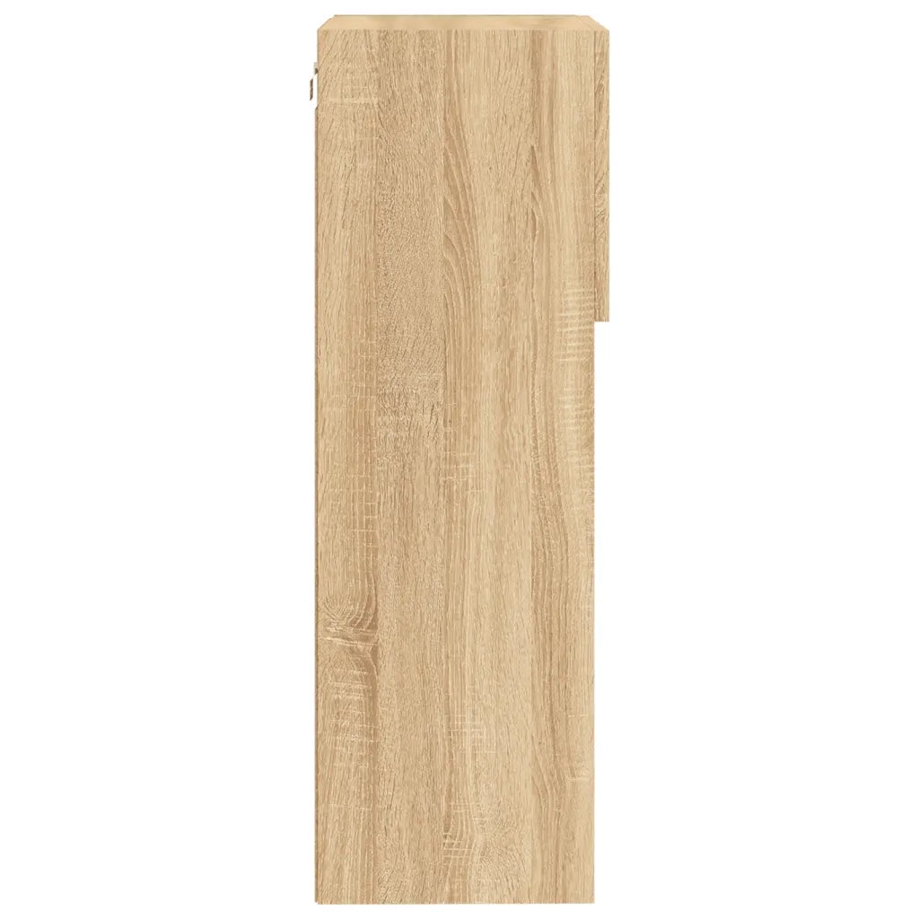 Mobile TV con Luci LED Rovere Sonoma 40,5x30x90 cm 837047