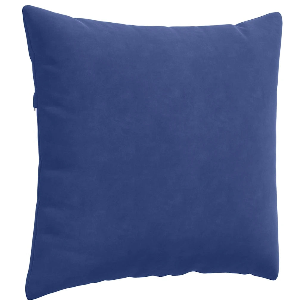 Cuscini da Divano 2 pz | Cuscini per sedie Blu Polizia 45 x 45 cm Tessuto in Cords