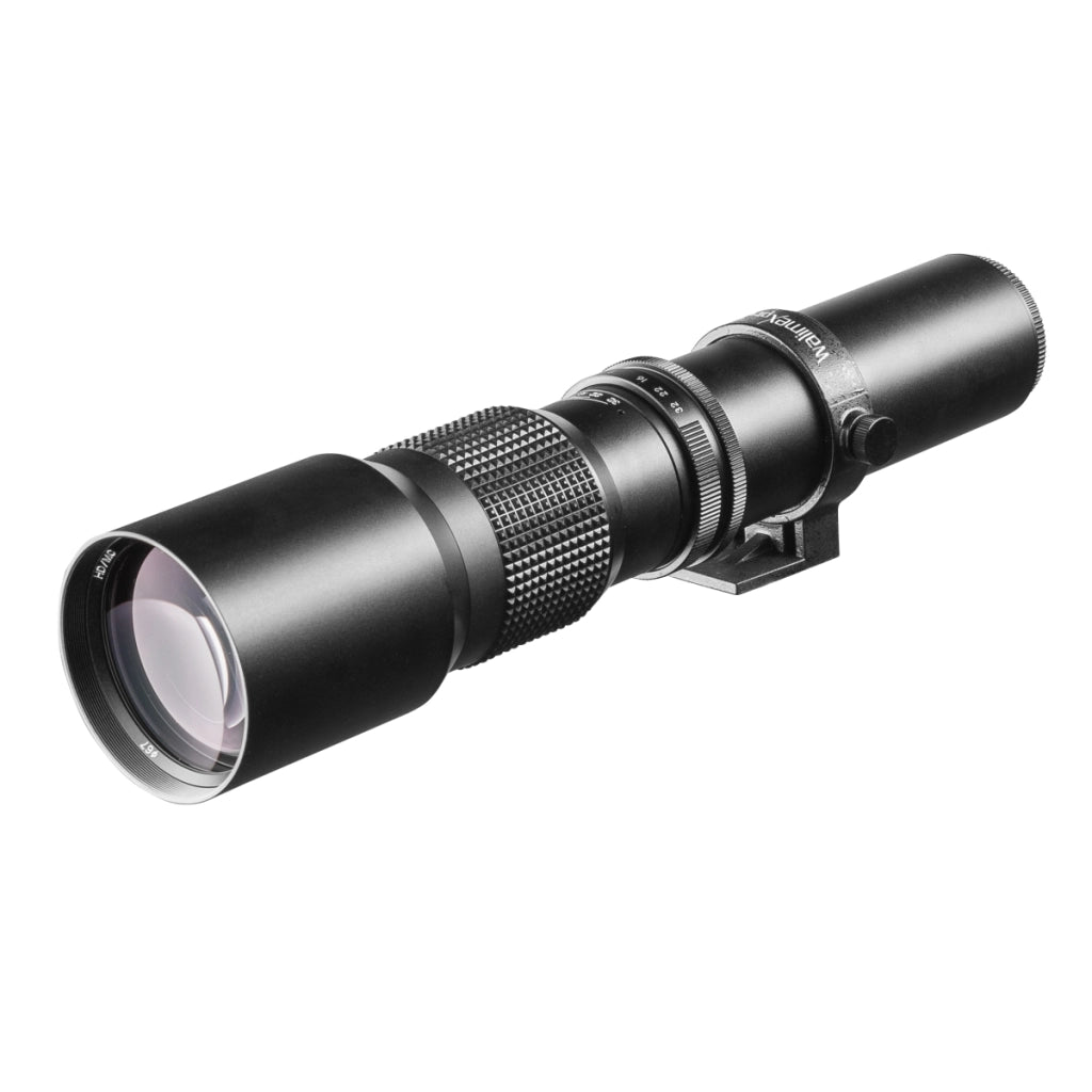 Obiettivo fotografico 500/8,0 compatibile con Nikon Z, Teleobiettivo per full-frame e APSC, con diaframma a iride, per fotocamera DSLR