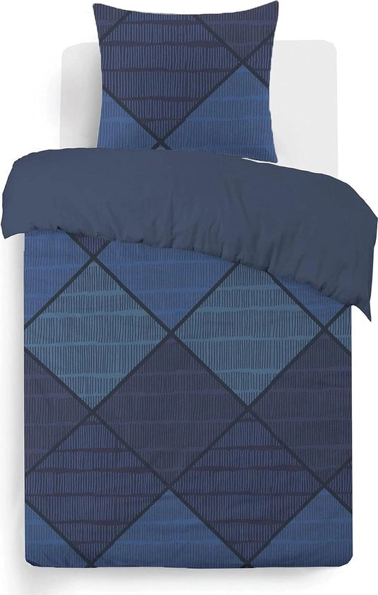 Duvetta da letto - Duvetta da letto 140 x 200 cm con 1 cuscino coprente 65 x 65 cm - 100% Cotone
