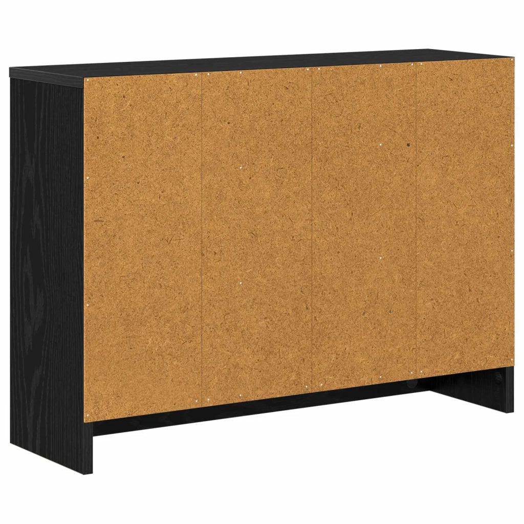 Credenza con cassetto Rovere Nero 73,5 x 22,5 x 53,5 cm 8000501