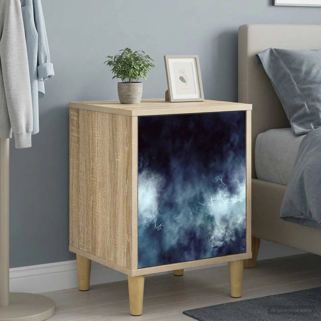 Armadio da Notte RAALTE 2 pz Rovere Sonoma 36 x 33 x 50 cm 8007196