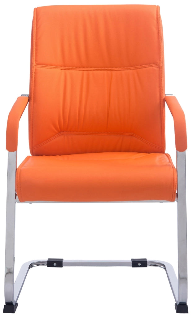 Sedia XL Anubis in similpelle arancione