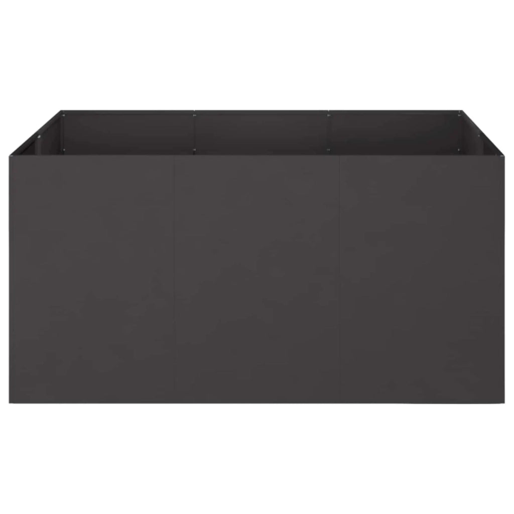 Vaso da giardino Nero 120 x 80 x 60 cm 8005925