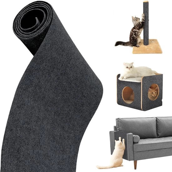 Mat per gatto autoadesivo, protezione per gatti contro le superfici dure, protezione per gatti contro i mobili, scala per gatti in autoadesivo 100 * 40CM, per pavimenti, divani, mobili