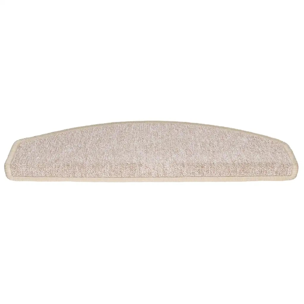 Tappetini per scale 30 pz 65x24x4 cm tortora semicircolari grandi