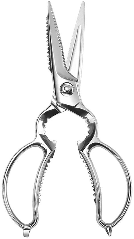 Scafoonda di acciaio inox da 22 cm, coltello da cucina multifunzionale da professionisti, lama da avvolgere per il taglio di pollo, carne e ossa