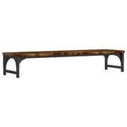 Supporto per monitor mobile da scrivania 85 x 23 x 15,5 cm legno ingegnerizzato marrone 02_0044905