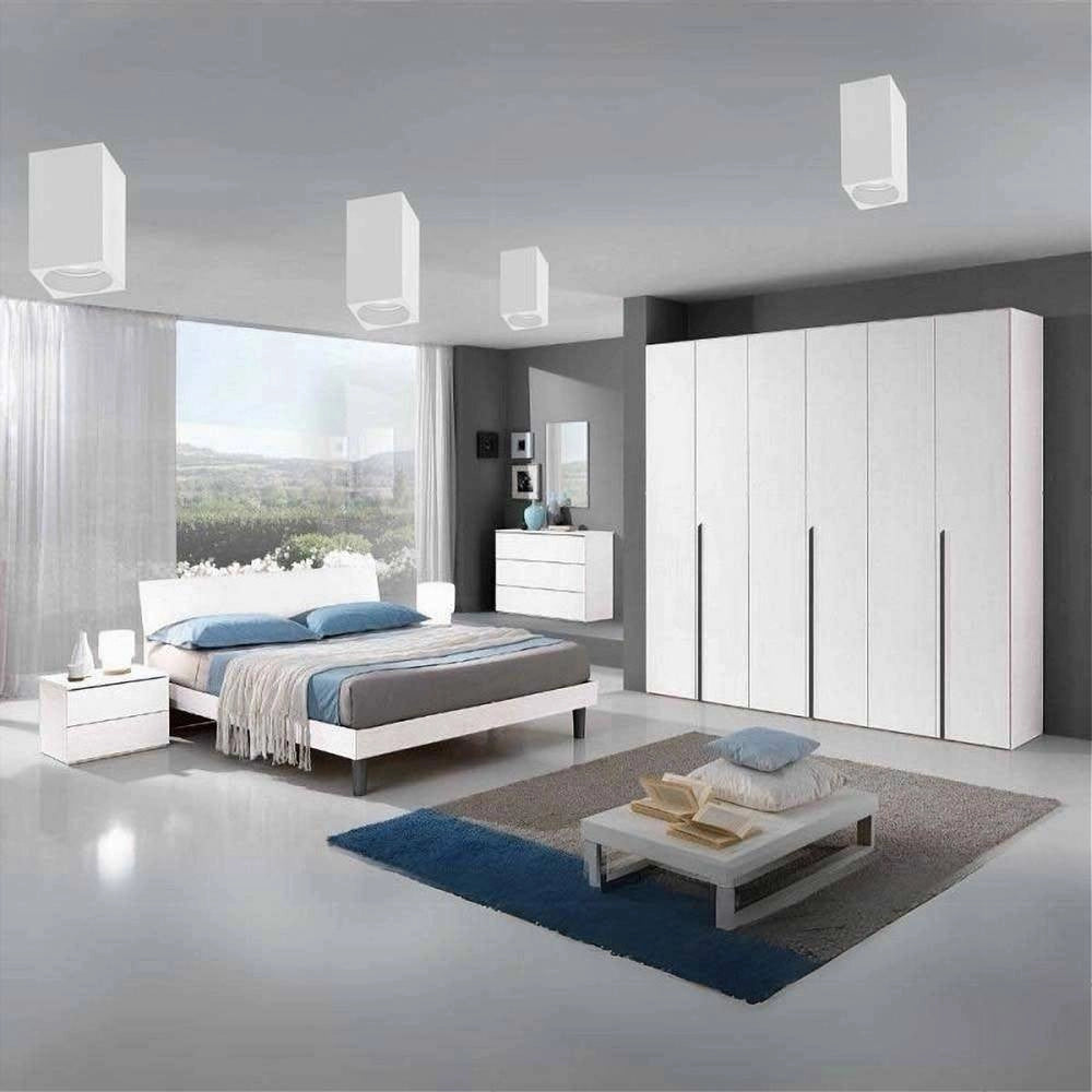Trade Shop - Porta Faretto Applique Soffitto In Gesso Verniciabile Forma Cubo Gu10 Gs-c140-q -