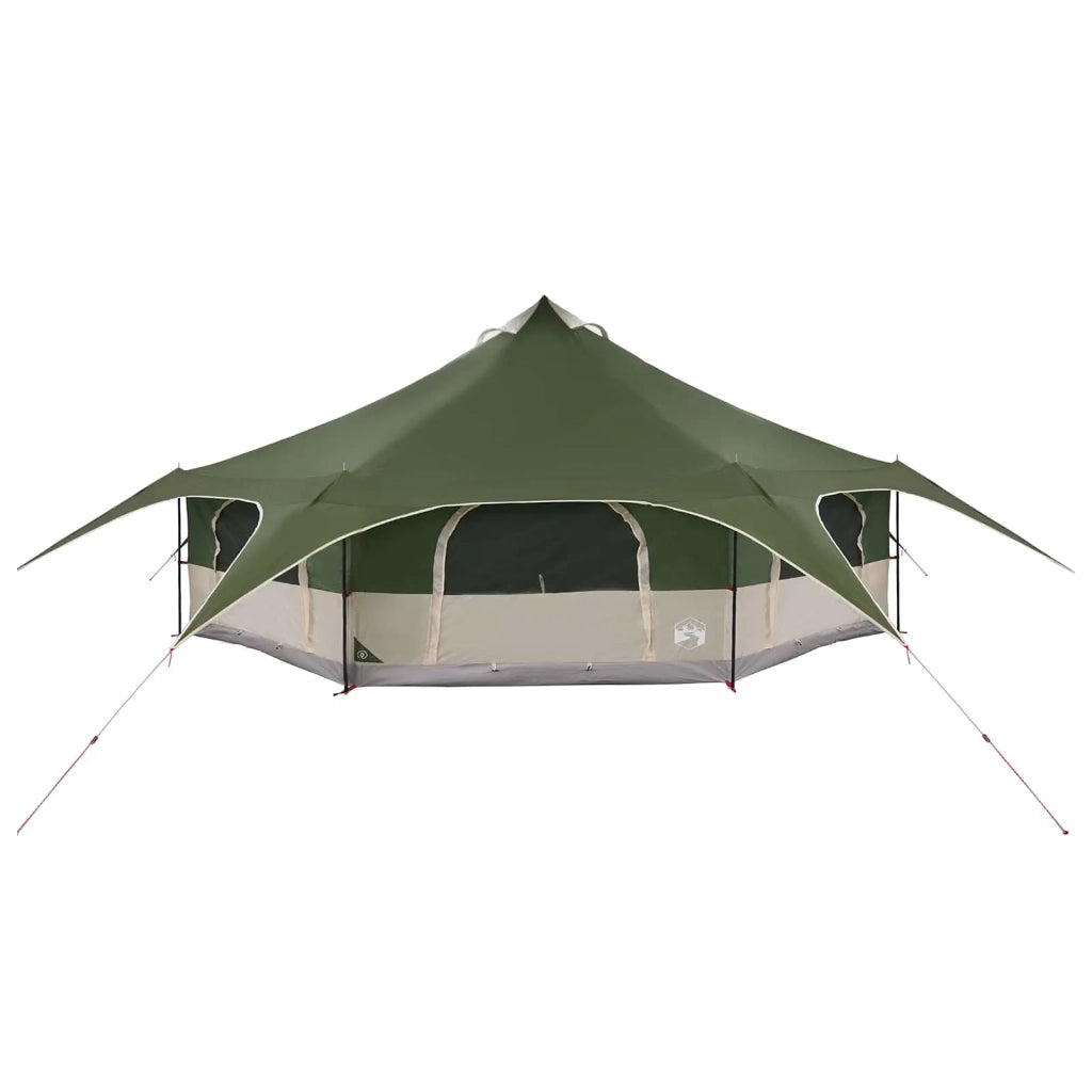 Tenda Familiare Verde 18 Persone