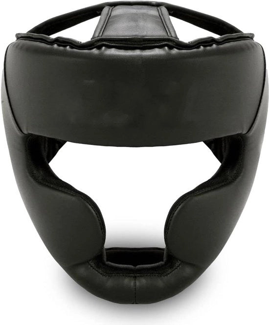 Protezione per Capelli Premium - Dimensione M - Con Cinturino Regolabile e Pelle Assorbente - Ottimo Viso e Minimo Sudore - Inclusa Borsa - Nero/Bianco