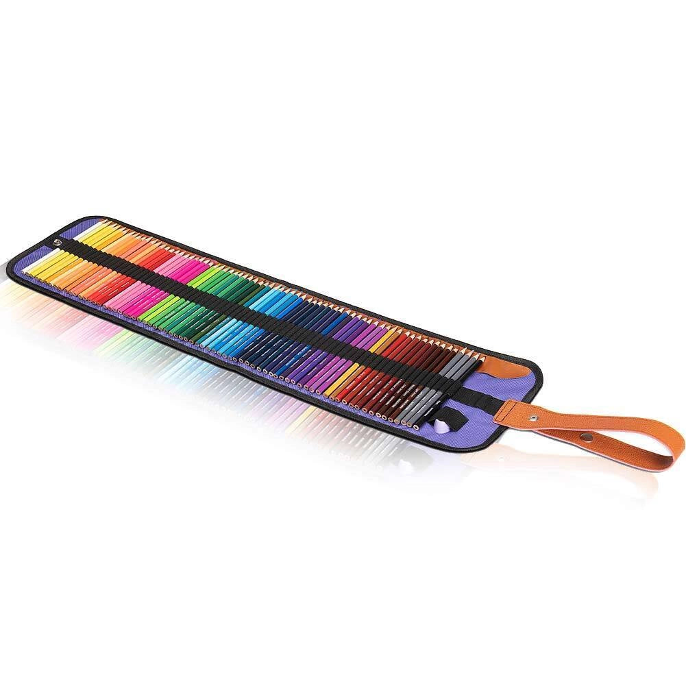 Kit Matite Colorate 74 Pezzi Schizzo e Disegno Artista Professionale Portatile