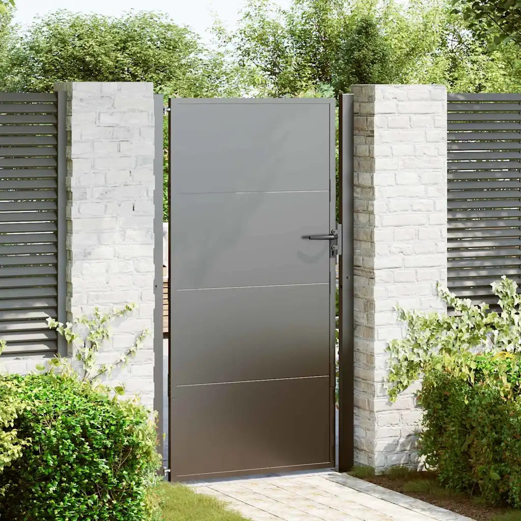 Cancello da giardino, Cancello da Giardino 105x200 cm in Acciaio Corten 42015912