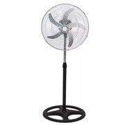 Trade Shop - Ventilatore In Acciaio 65w A Piantana Antiribaltamento Con 5 Pale 3 Velocità 6057001ml -