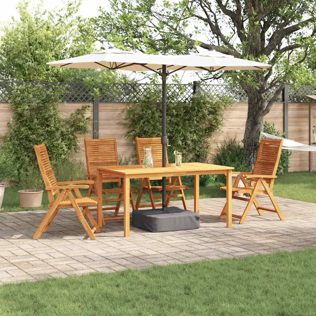 Set da Pranzo per Giardino 5 pcs Marrone 3375626