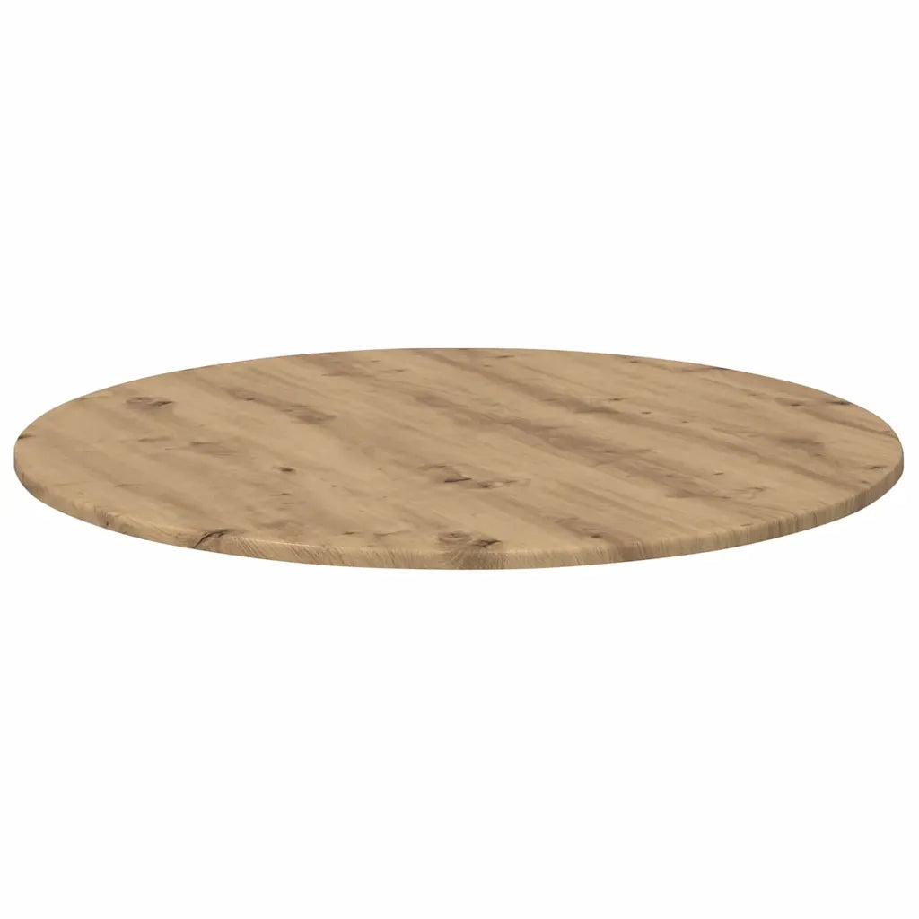 Piano del tavolo rovere artigianale Ø 80 x 1,5 cm 880430